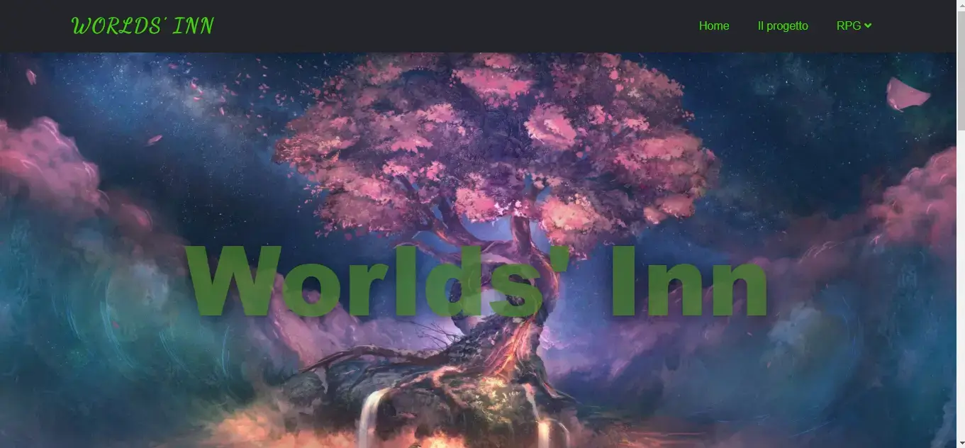 Preview del sito di worlds inn